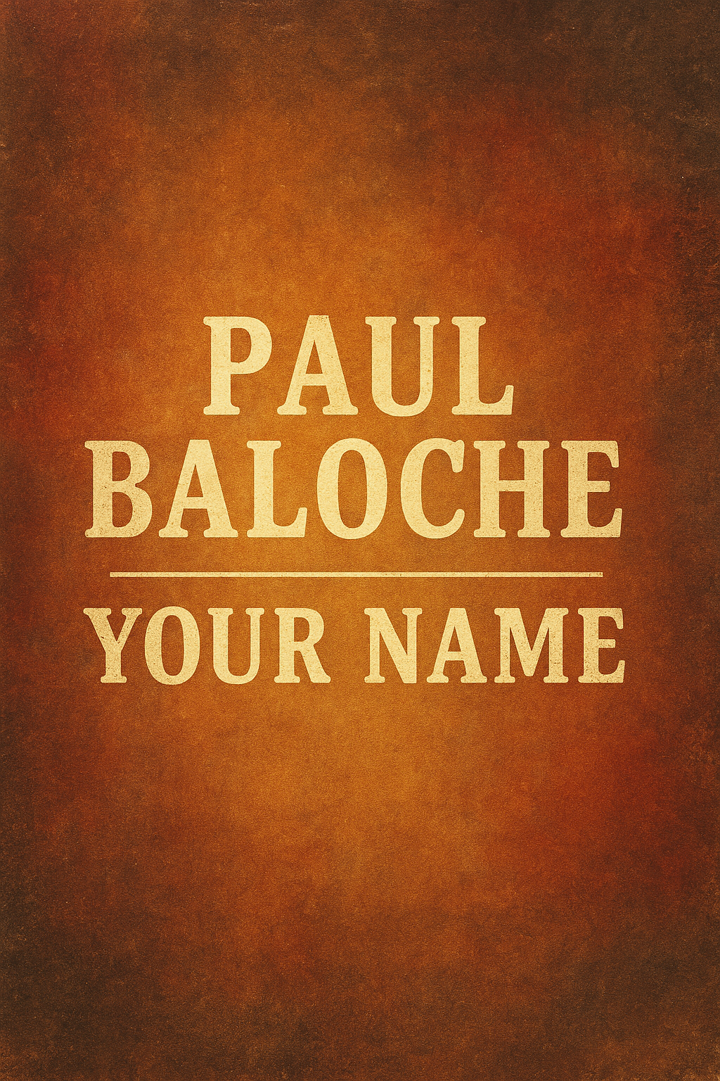 Paul Baloche – Your Name