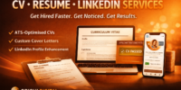 We will write the perfect resume, CV, cover letter and optimize linkedin